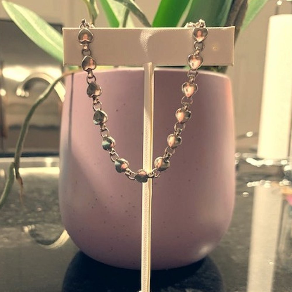 RETIRED Tiffany & Co. Chain of Hearts Bracelet